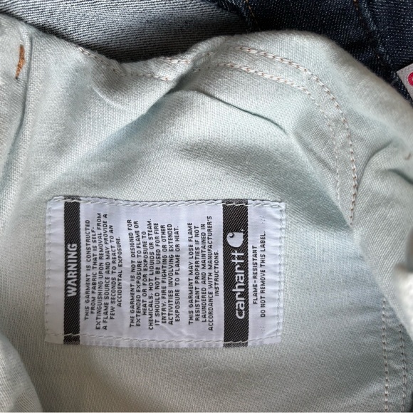 Carhartt Flame Resistant Workwear Jeans Women’s 18 NFPA 2112 CAT2 UL certified - Picture 5 of 9